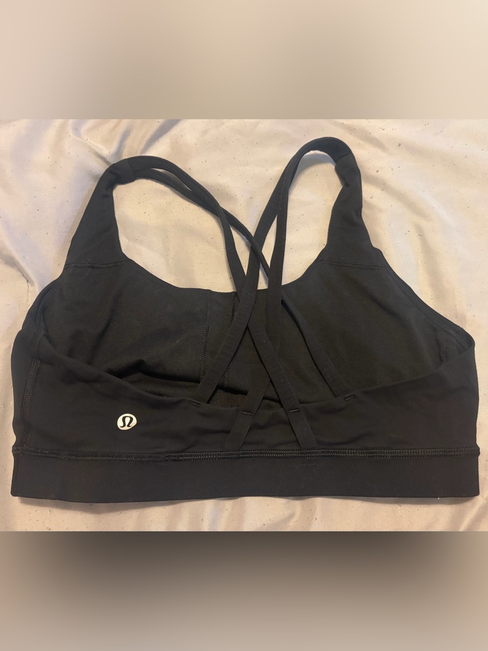 lululemon athletica Black Cross-Back Sports Bra